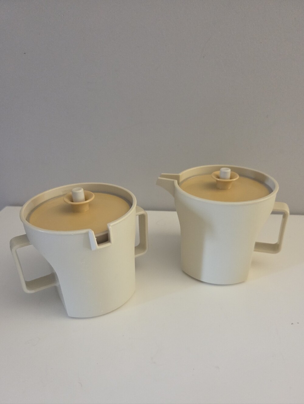 Vintage Tupperware Cream And Sugar Set